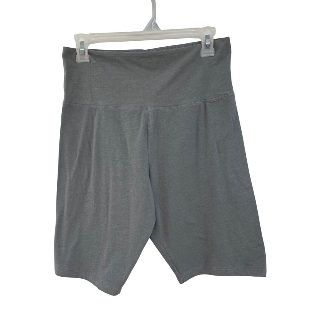 Secret Treasures Sleep Shorts Womens L Gray Cotton Pull On Used